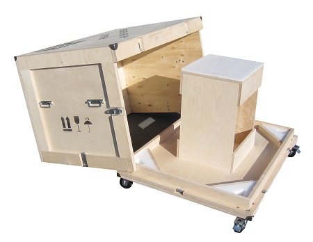 Personnalisation de caisse, de contenant en bois pour le transport